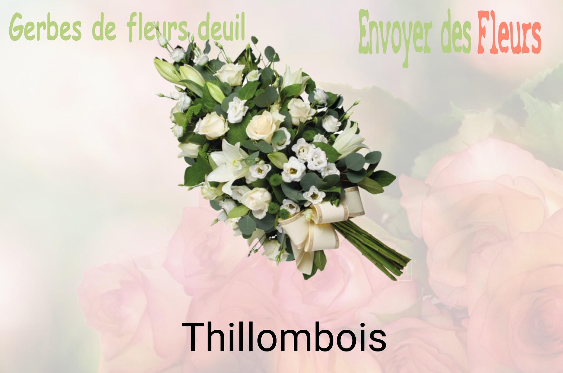 Gerbe de fleurs de deuil livrée à Thillombois